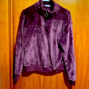 Purple pull over size medium ♥️🤘👿thin sexy loony